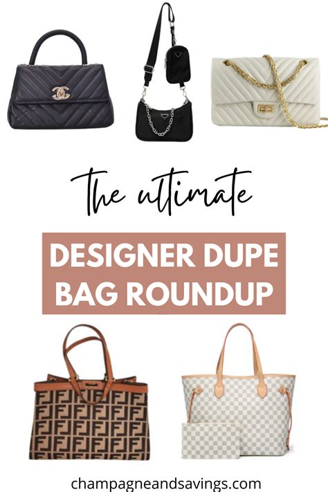 designer dupe beach bag|designer knockoff bags for less.